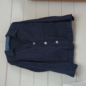 Linen blazer, size 12